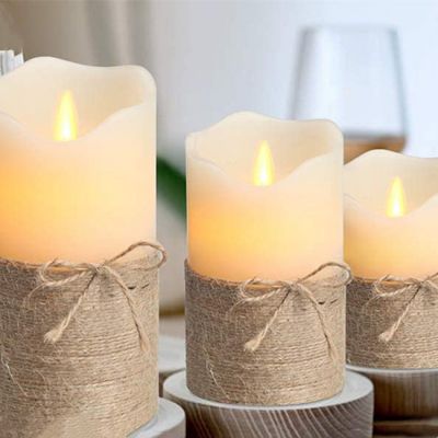 Twine LED Candle Set