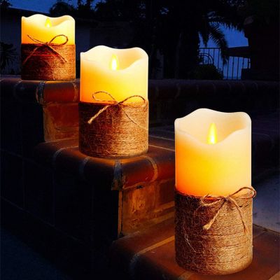 Twine LED Candle Set