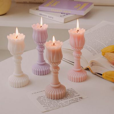 Tulip Art Candle Holder 300g