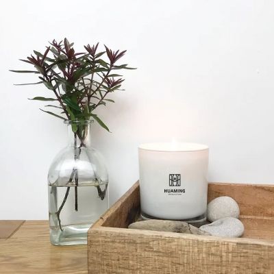 White Aromatherapy Candle 180g