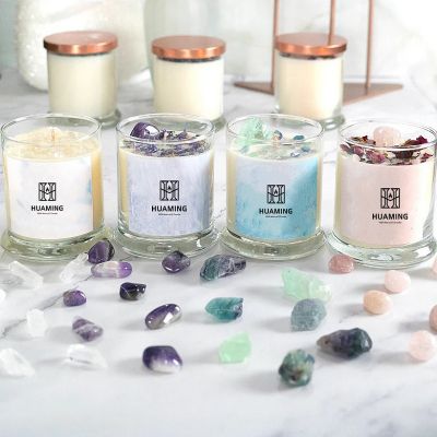 Crystal Scented Candle Gift 180g