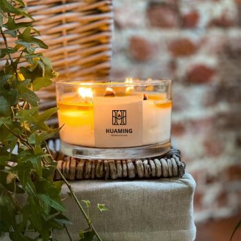 3 Wood Wick Scented Candle 350g