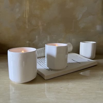 Polygon Ceramic Aroma Candle 100g