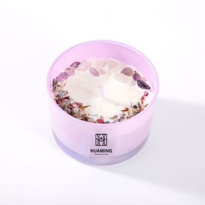 Scented Candle with Flowers 200g