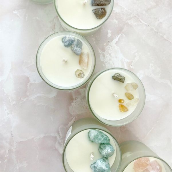 Scented Candle with Gem 240g