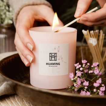 Scented Soy Candles Pink 180g