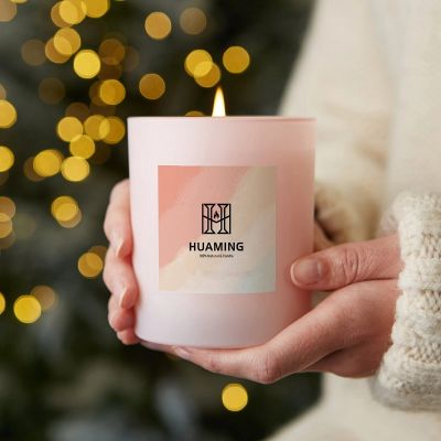 Scented Soy Candles Pink 180g