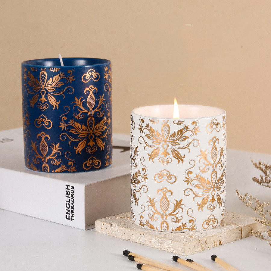 Flower Ceramic Scent Candles 200g