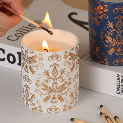 Flower Ceramic Scent Candles 200g