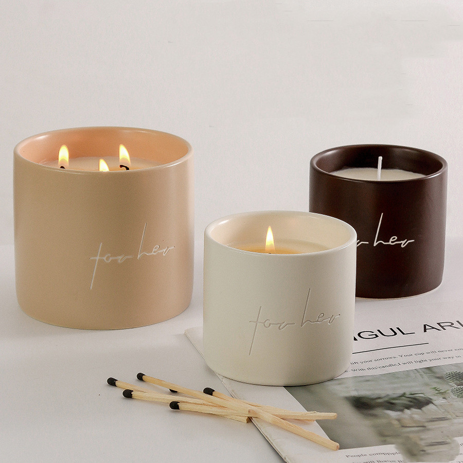 Matt Ceramic Scented Candle 200g