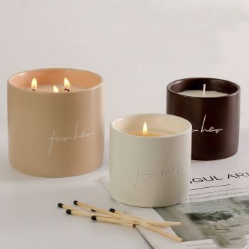 Matt Ceramic Scented Candle 200g