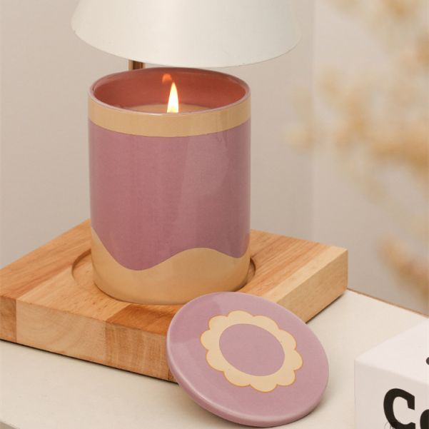 Pattern Ceramic Scented Candle 230g