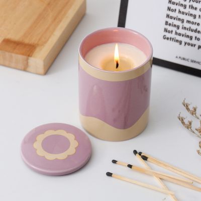 Pattern Ceramic Scented Candle 230g