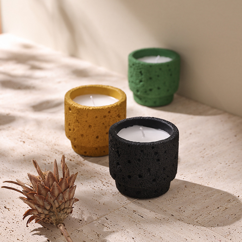 Moon Texture Cement Scented Candle 200g