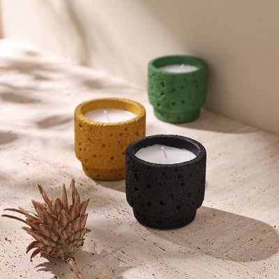 Moon Texture Cement Scented Candle 200g