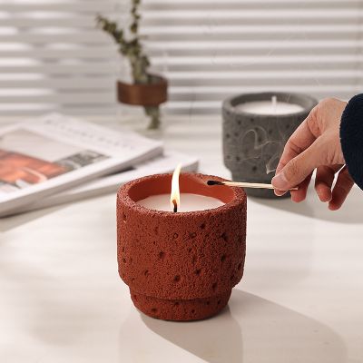 Moon Texture Cement Scented Candle 200g