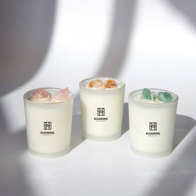 Luxury Scented Healing Crystal Candles 120g