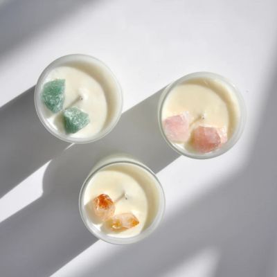 Luxury Scented Healing Crystal Candles 120g