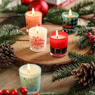 12 Pack Christmas Scented Candle 60g