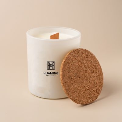 Wooden Scented Candle with Cork Lid 160g
