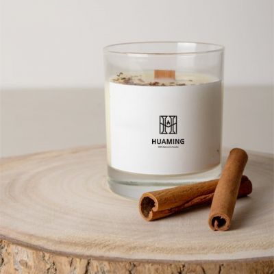 Cinnamon Wooden Scented Candles 180g