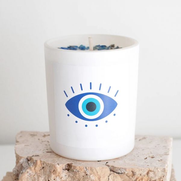 Crystal Evil Eye Scented Candle 180g