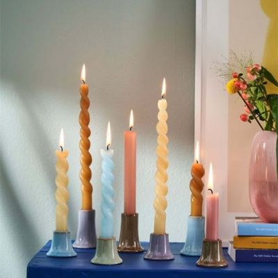 Long Spiral Dinner Candle 80g