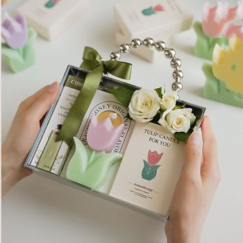 Tulip Scented Candle Gift 70g
