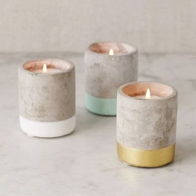 Golden Cement Scented Candle 200g