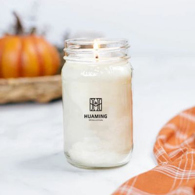 Mason Glass Jar Scented Candle 300g