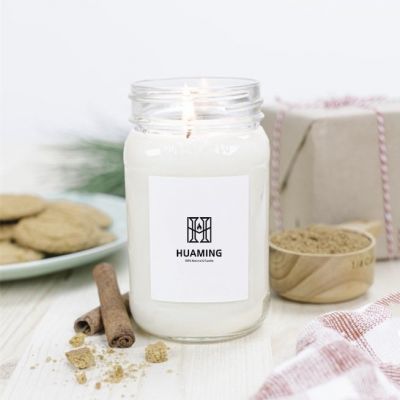 Mason Glass Jar Scented Candle 300g
