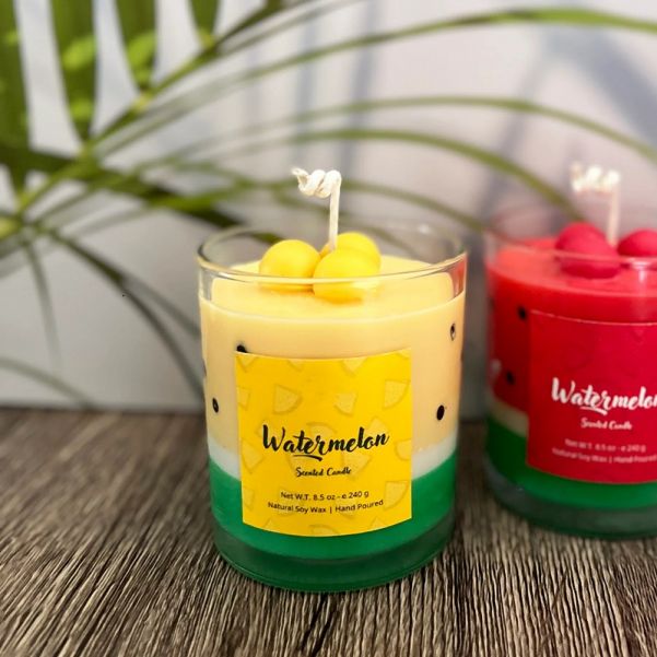 Juicy Watermelon Scented Candle 240g