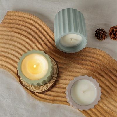 Lines Design Scented Candle 200g
