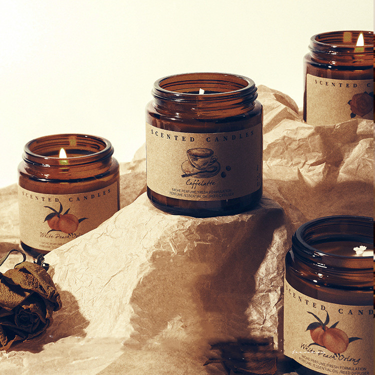 White Peach Oolong Scented Candle 80g