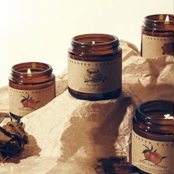 White Peach Oolong Scented Candle 80g