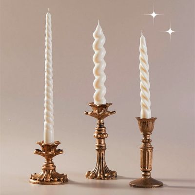 Long Twisted Taper Candles