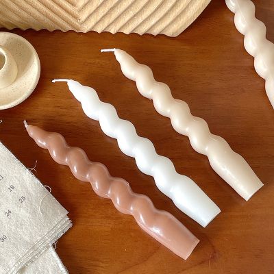 Retro Twisted Taper Candles
