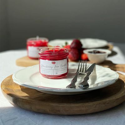 Strawberry Jelly Scented Candle 160g