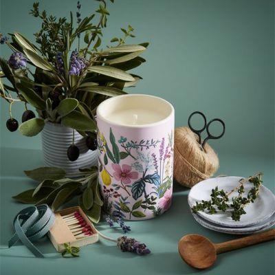 Floral Ceramic Scented Candles 260g