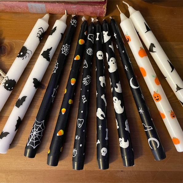 Halloween Taper Candles