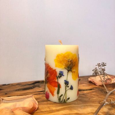 Handmade Flower Home Candles