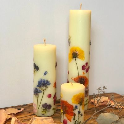 Handmade Flower Home Candles
