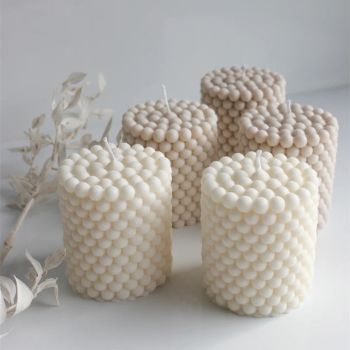 Pillar Ribbed Candles