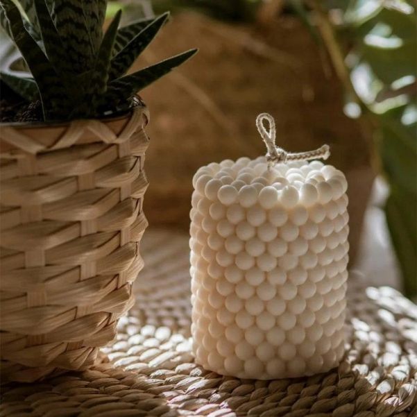 Pillar Ribbed Candles