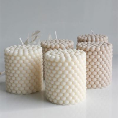 Pillar Ribbed Candles