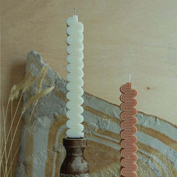 Wave Taper Candles