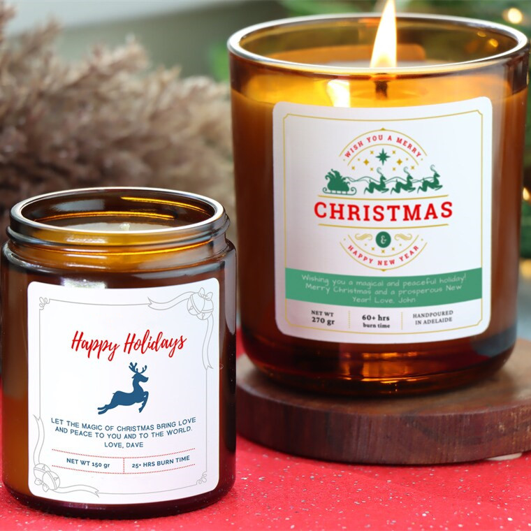 Happy Christmas Scented Candle 150g