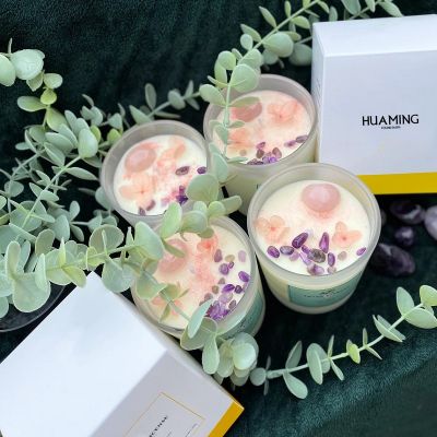 Vegan Crystal Scented Candle 200g