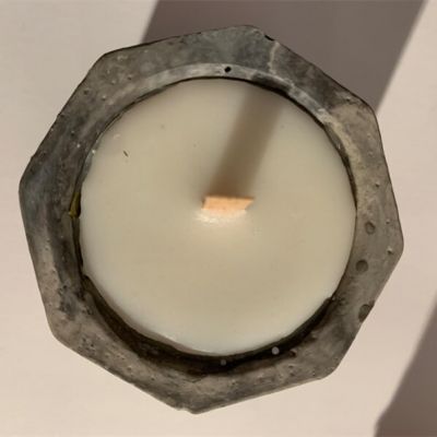 Golden Hexagon Concrete Scented Candles 150g