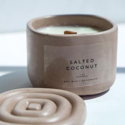 Spiral Concrete Scented Candle 180g